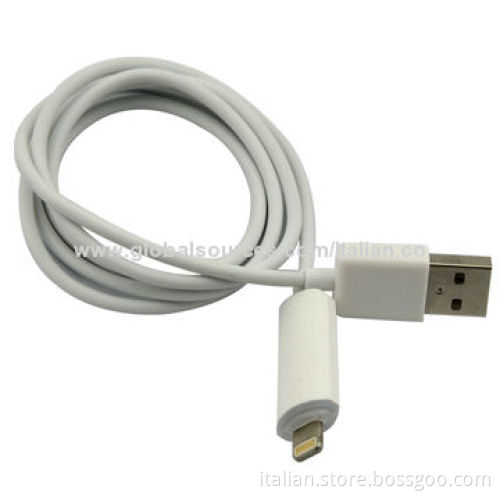 USB Cable for Charging and Sync Data, with LED Light, Compatible with iOS 8, iPhone 5